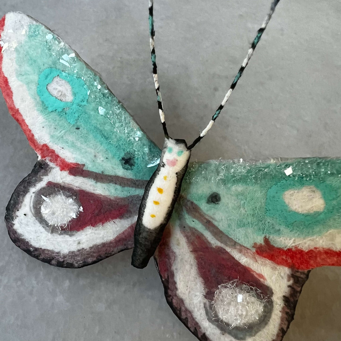 Handmade Spun Cotton Handsome Gent Butterfly