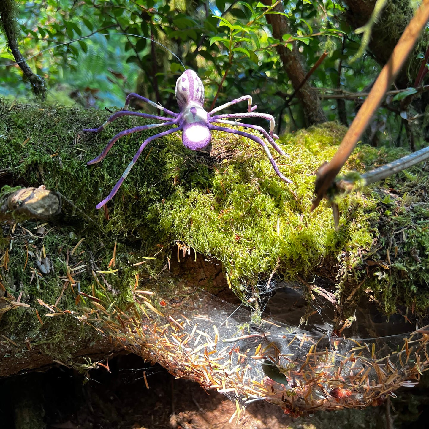 Handmade Spun Cotton Spider