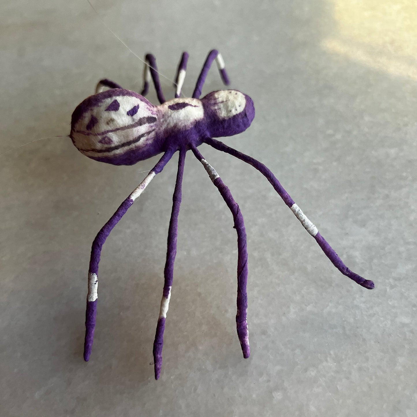 Handmade Spun Cotton Spider