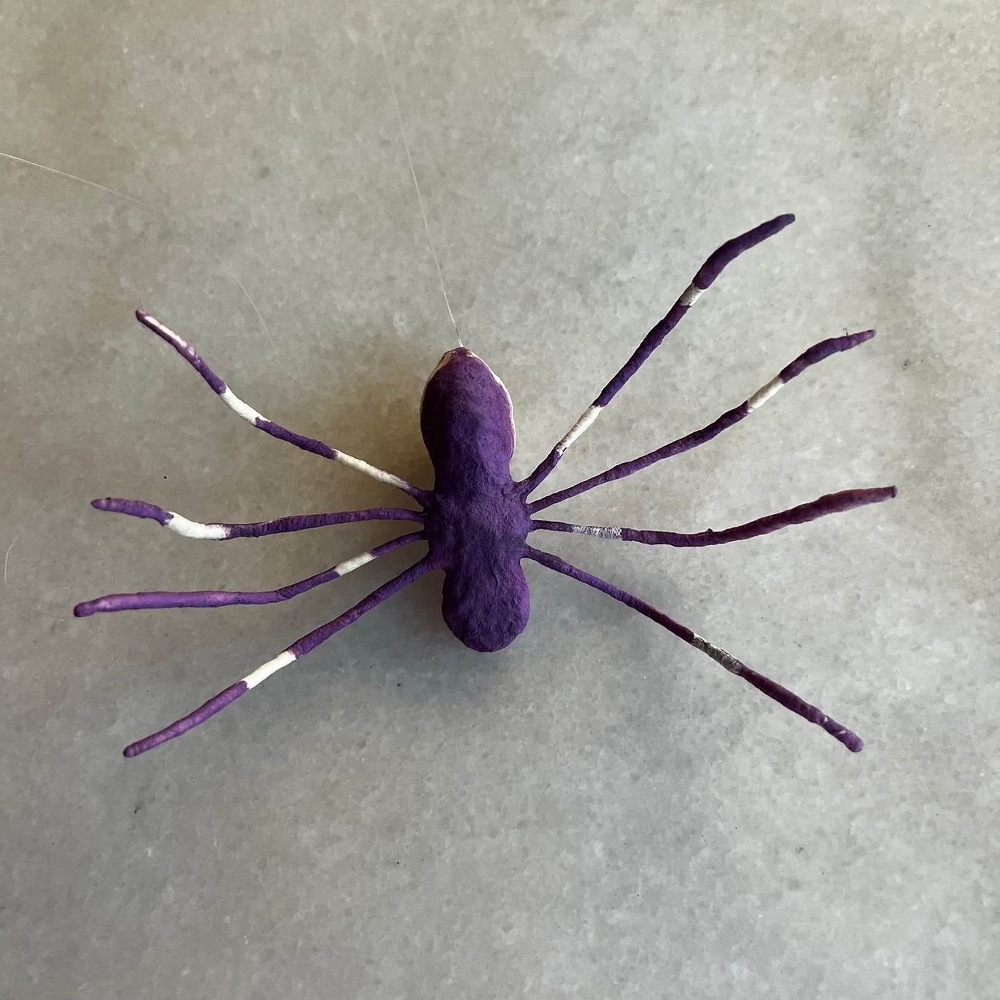 Handmade Spun Cotton Spider