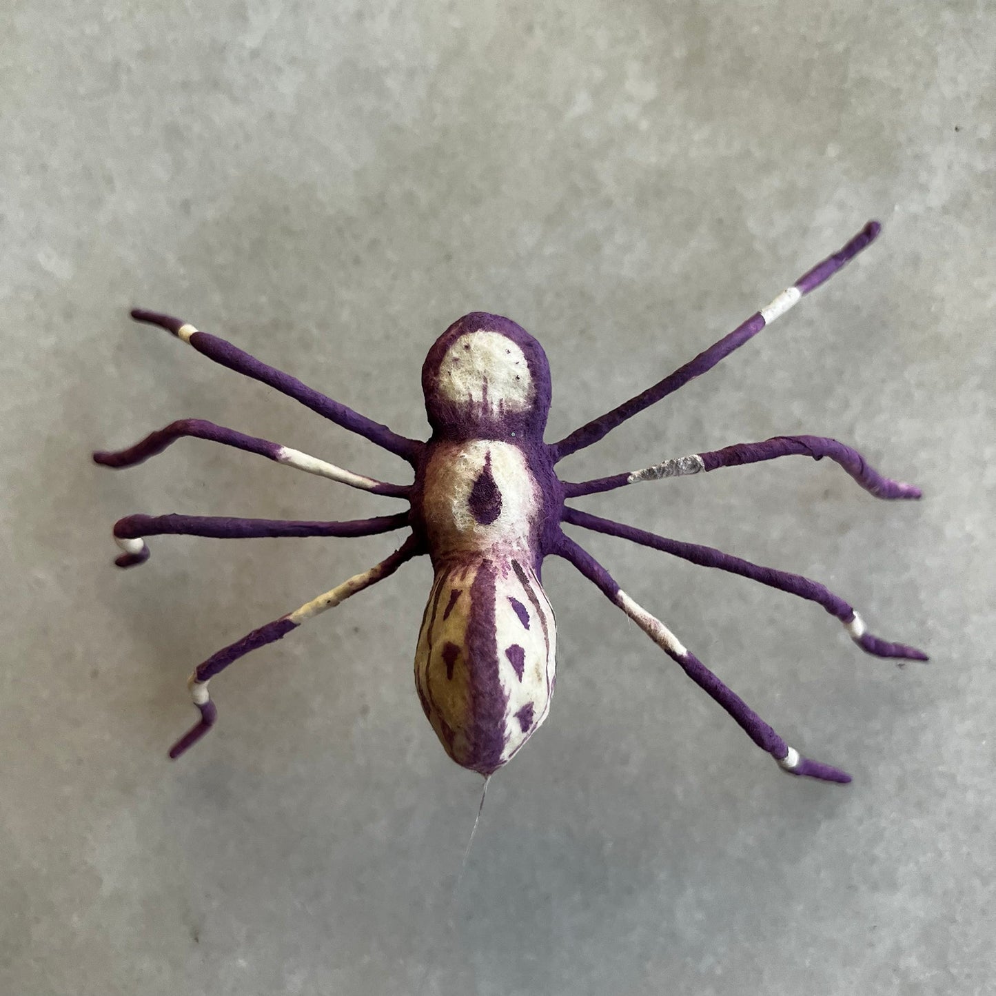 Handmade Spun Cotton Spider