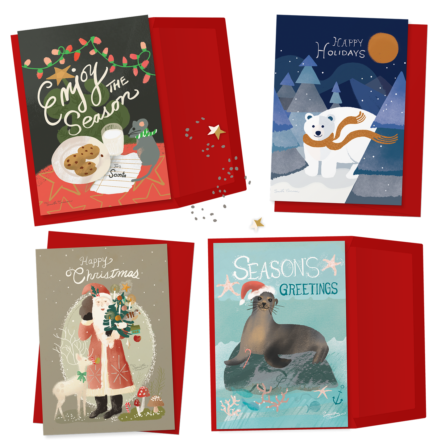 New Season's Multi-Design Holiday Boxed Card Set