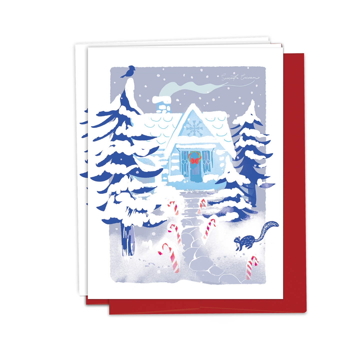 Snow Scene Holiday Boxed Card Set