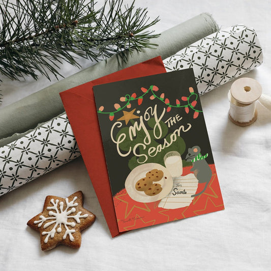 Christmas Mouse Boxed Card Set