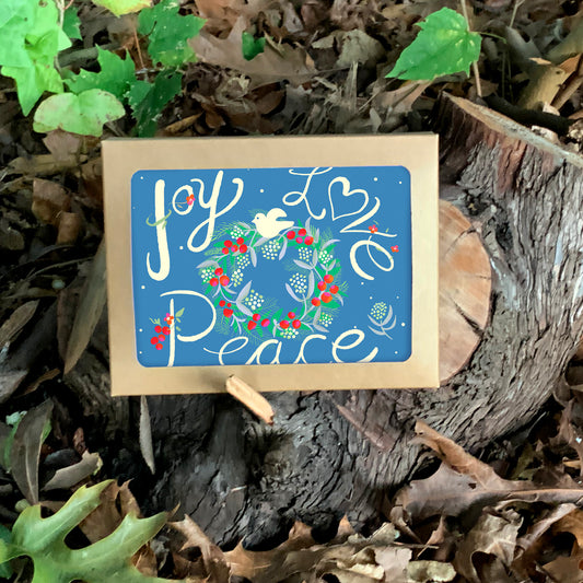 Joy, Love, Peace Holiday Boxed Card Set