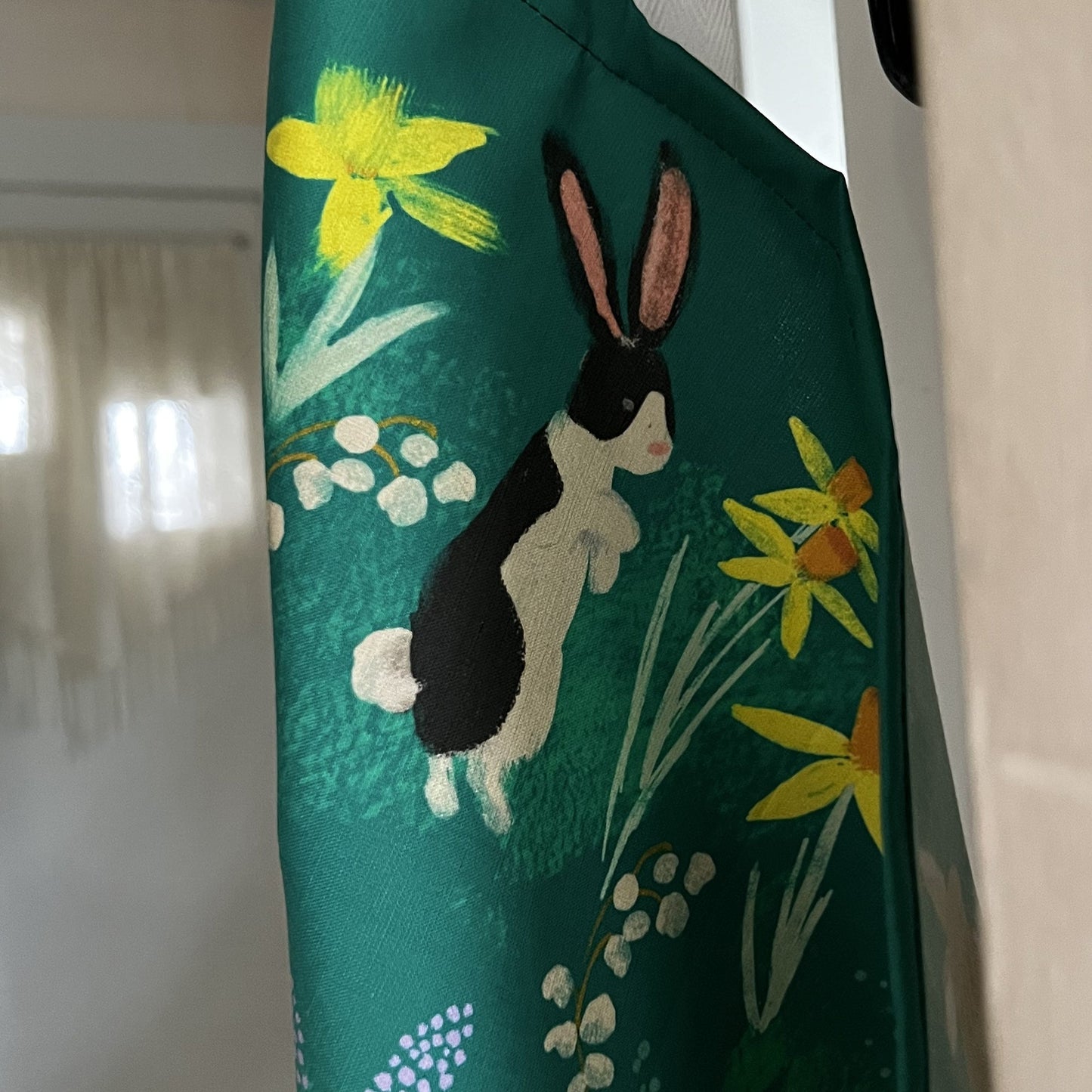 Bunnies & Blooms Tea Towel